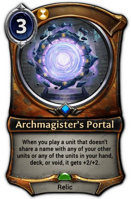 Archmagister's Portal card