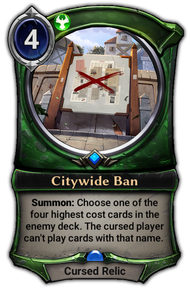 Citywide Ban