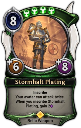 Stormhalt Plating card