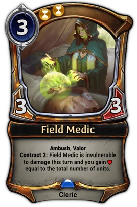 Field Medic card