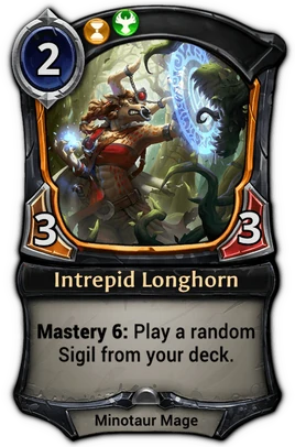 Intrepid Longhorn card