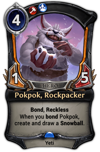 Pokpok, Rockpacker card