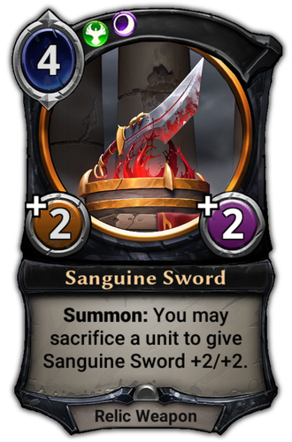 Sanguine Sword card