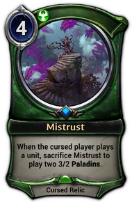 Mistrust
