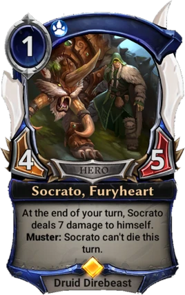 Socrato, Furyheart card