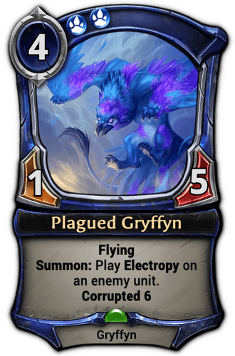 Plagued Gryffyn card