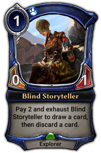 Blind Storyteller card