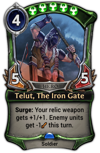 Telut, The Iron Gate card