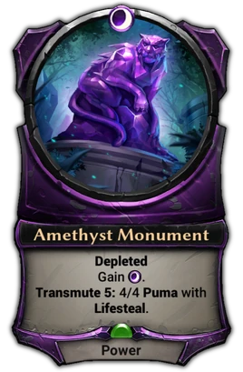 Amethyst Monument card