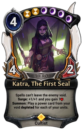 Katra, The First Seal card