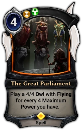 The Great Parliament card
