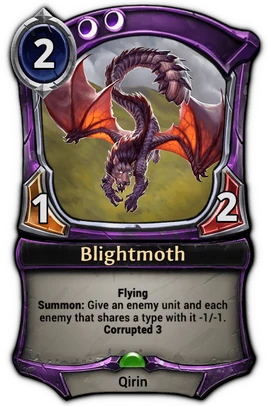 Blightmoth card