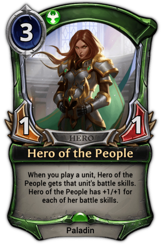 Hero of the People card