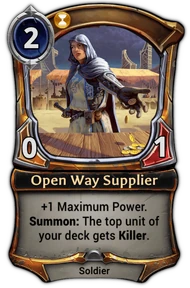 Open Way Supplier