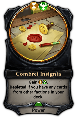 Combrei Insignia card