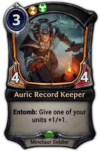 Auric Record Keeper card