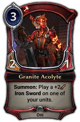 Granite Acolyte card