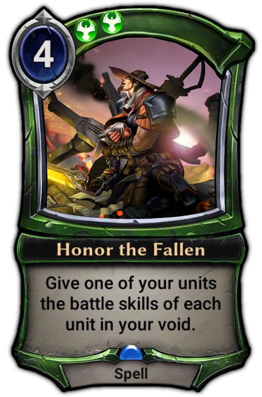 Honor the Fallen | Eternal Card Game Wiki | Fandom