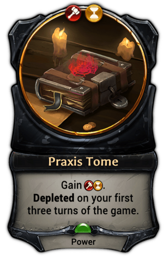 Praxis Tome card