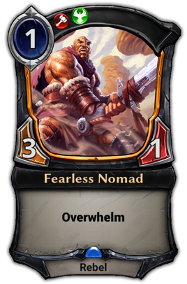 Fearless Nomad card