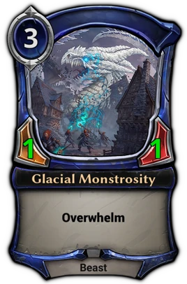 Glacial Monstrosity card