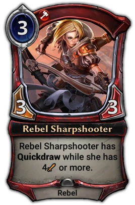 Rebel Sharpshooter card