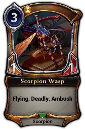 Alternate-art Scorpion Wasp card