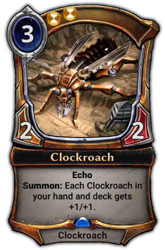 Clockroach card