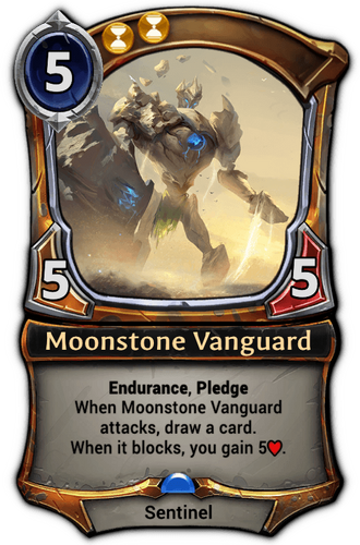 Moonstone Vanguard card