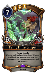 Talir, Timejumper