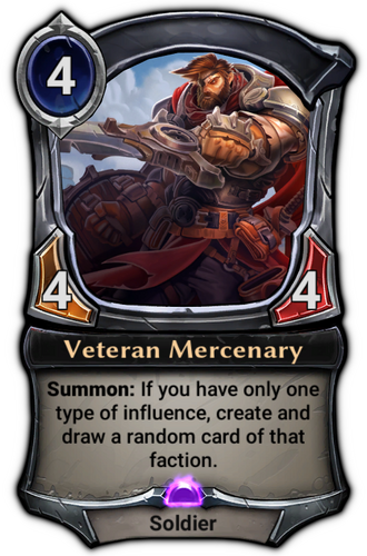 Veteran Mercenary card