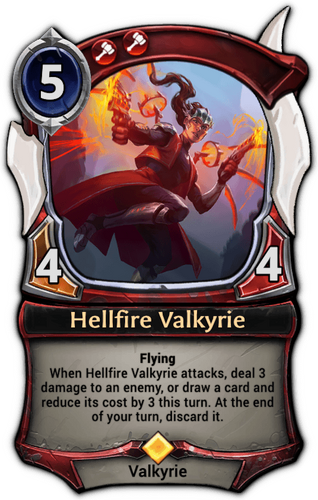 Hellfire Valkyrie card