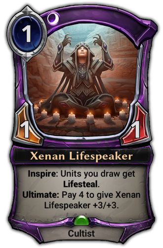 Xenan Lifespeaker card