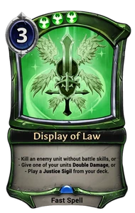 Display of Law