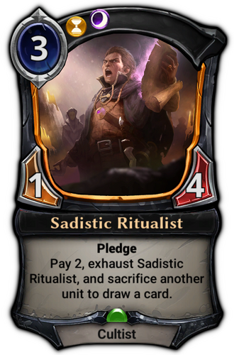 Sadistic Ritualist card