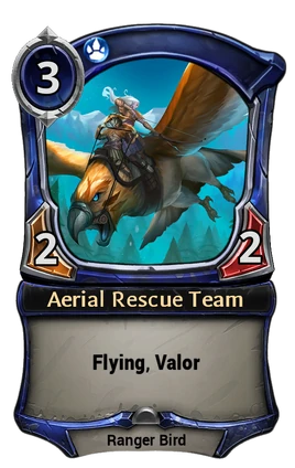 Aerial Rescue Team card