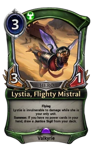 Lystia, Flighty Mistral