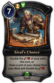 Siraf's Choice