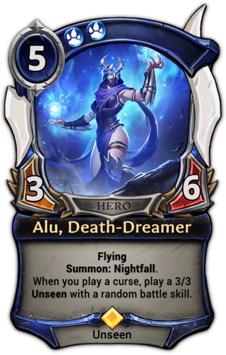 Alu, Death-Dreamer card