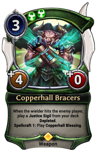 Copperhall Bracers card