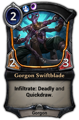 Gorgon Swiftblade card