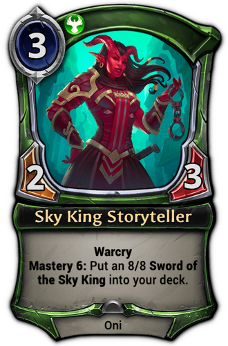 Sky King Storyteller card