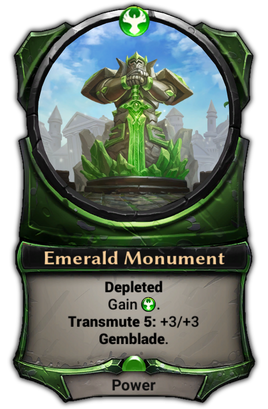 Emerald Monument card