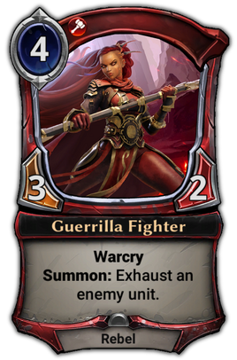 Guerrilla Fighter card