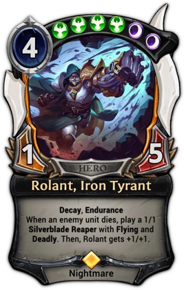 Rolant, Iron Tyrant card