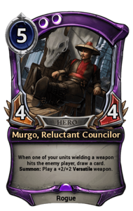 Murgo, Reluctant Councilor
