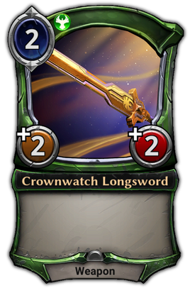 Crownwatch Longsword card