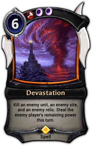 Devastation card