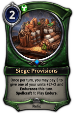 Siege Provisions