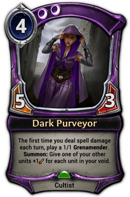 Dark Purveyor card